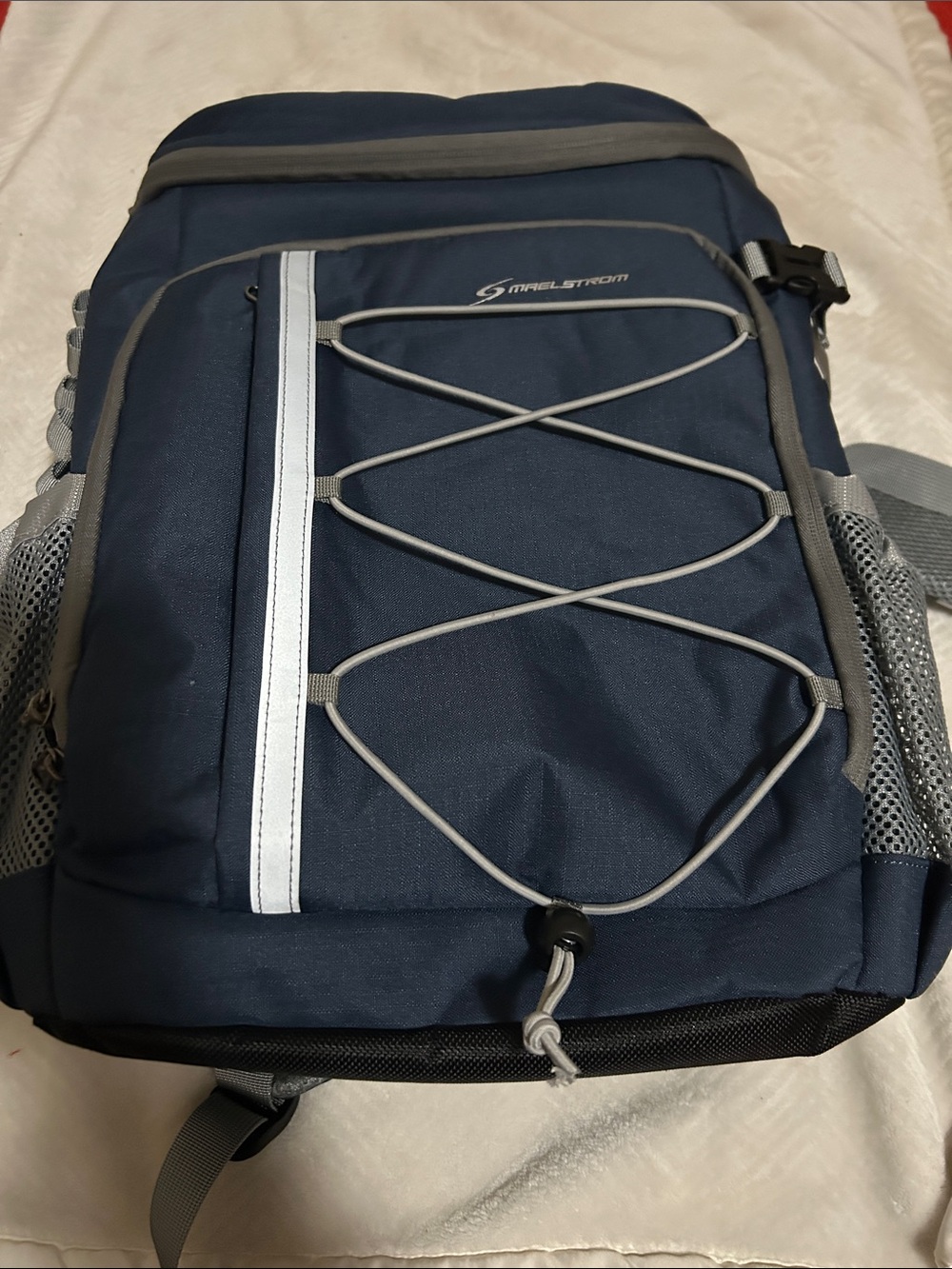 Maelstrom Hiking Backpack Navy Blue Gray 40 L-New with tags.